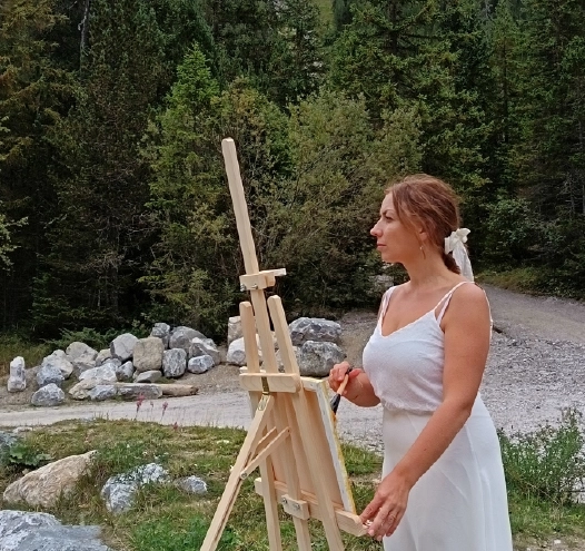 peinture d'artiste en art-thérapie